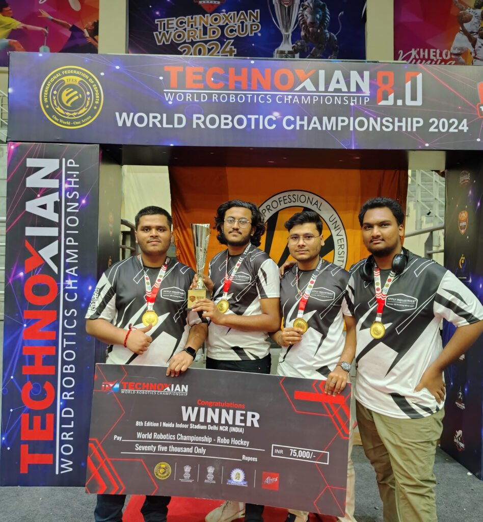 LPU’s Team Reddix won the 8th International World Robotics Championship held at Delhi